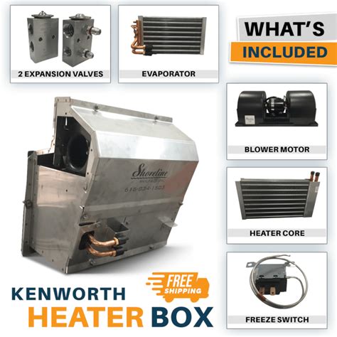 stainless steel kenworth heater box|kenworth heater blower upgrade.